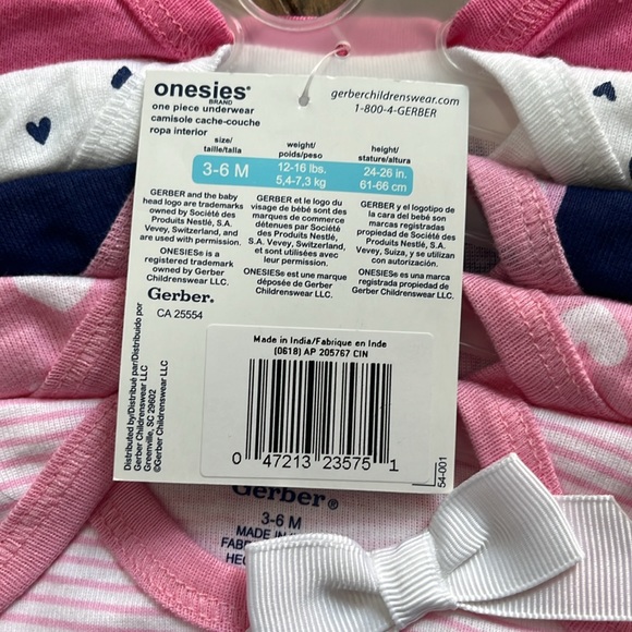 Fox and Hearts Short Sleeve Baby Girl Bodysuits - Picture 6 of 6